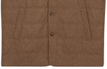Load image into Gallery viewer, Brown Brushed Wool Gilet
