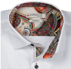 White Satin Stretch Shirt