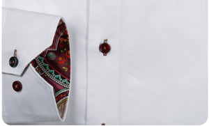 White Satin Stretch Shirt