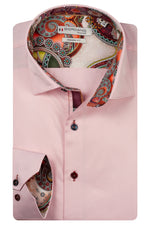 Load image into Gallery viewer, Pink Satin Stretch Shirt

