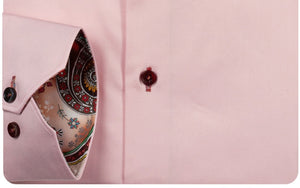Pink Satin Stretch Shirt
