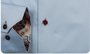 Sky Satin Stretch Shirt