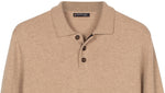 Load image into Gallery viewer, Oatmeal Knitted Polo

