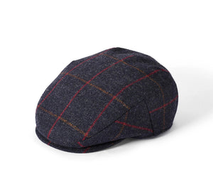 Navy Tweed Waterproof Cap