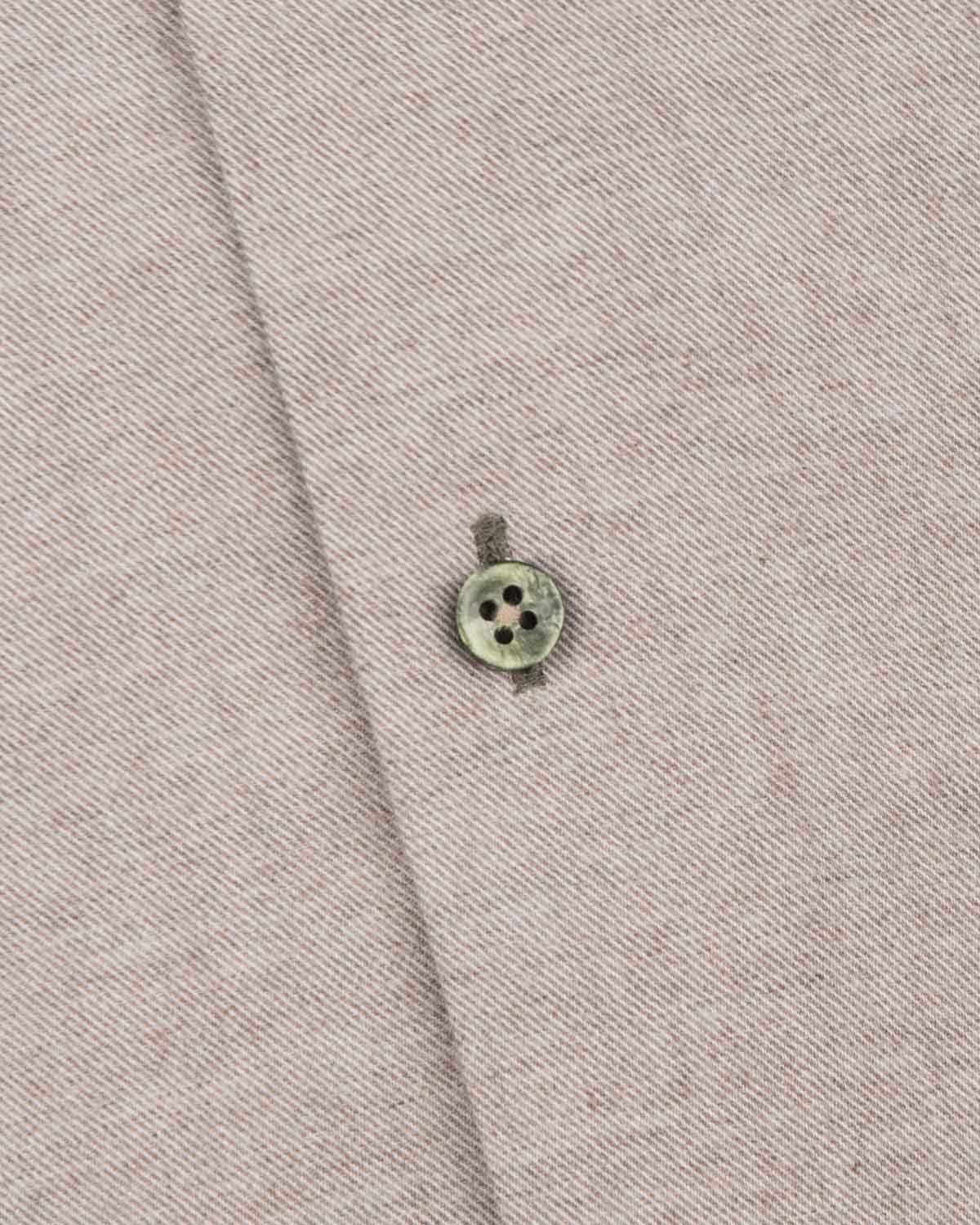 Oatmeal Brushed Cotton Shirt