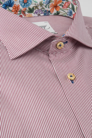 Rose Neat Stripe Shirt