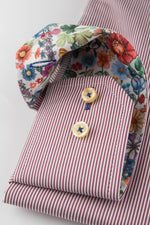 Load image into Gallery viewer, Rose Neat Stripe Shirt
