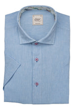 Load image into Gallery viewer, Blue Linen Cotton Shirt
