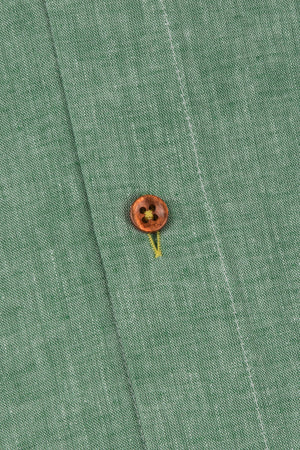 Green Linen Cotton Shirt