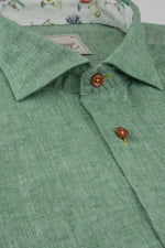 Load image into Gallery viewer, Green Linen Cotton Shirt

