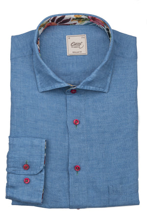 Blue Linen Shirt