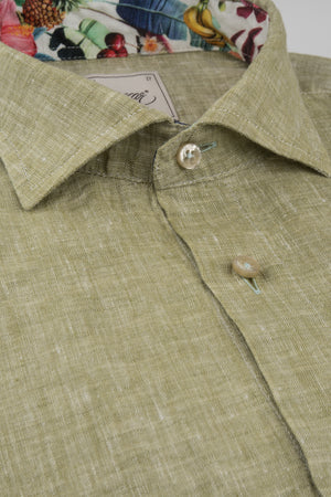 Khaki Linen Shirt