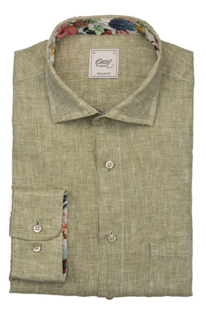 Khaki Linen Shirt