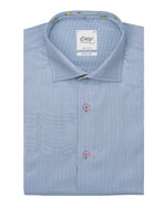 Load image into Gallery viewer, Blue Neat Print Short Sleeve Shirt

