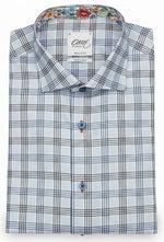 Load image into Gallery viewer, Blue Check Short Sleeve Shirt
