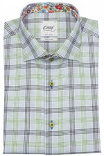 Load image into Gallery viewer, Green  Check Short Sleeve Shirt
