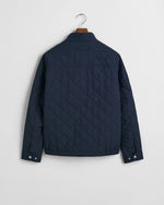 Load image into Gallery viewer, Navy Quilted Windcheater
