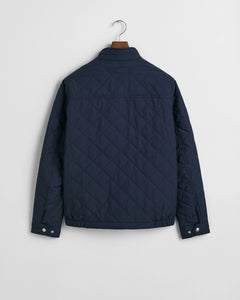 Navy Quilted Windcheater