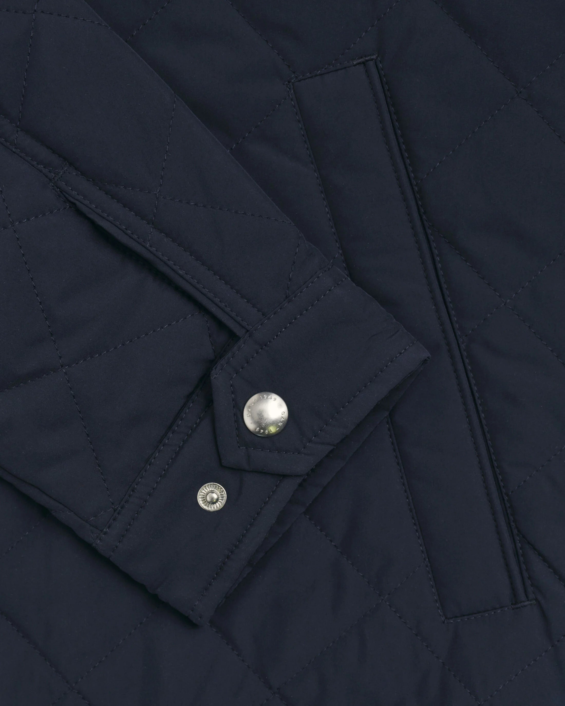 Navy Quilted Windcheater