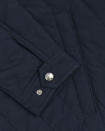 Load image into Gallery viewer, Navy Quilted Windcheater
