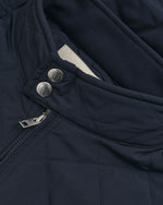 Load image into Gallery viewer, Navy Quilted Windcheater
