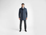 Load image into Gallery viewer, Navy Sky Fall Coat
