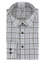 Load image into Gallery viewer, Taupe Check Print  Shirt
