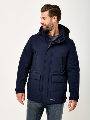 Navy Waterproof Lewis Coat
