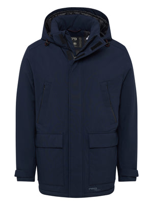 Navy Waterproof Lewis Coat