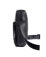 Load image into Gallery viewer, Black Leather Man Bag
