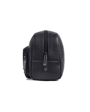 Black Leather Wah Bag