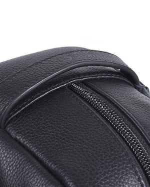 Black Leather Wah Bag