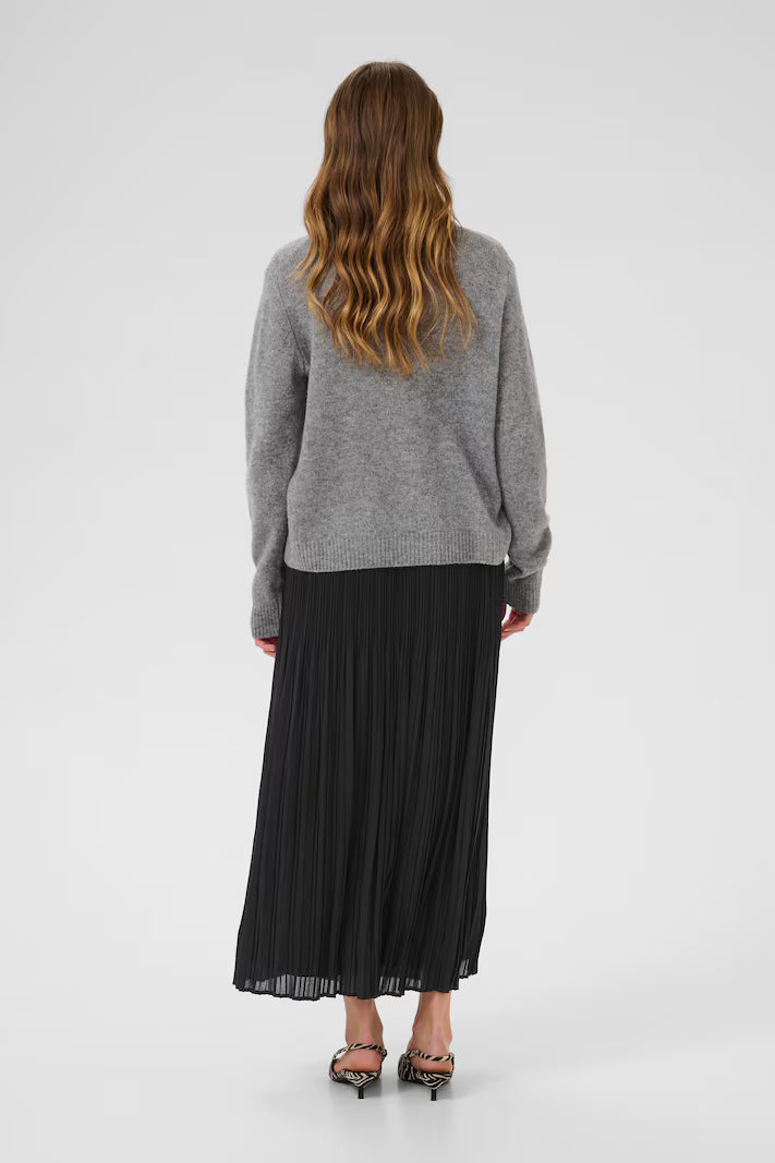 Black  Pleated Skirt