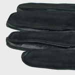 Load image into Gallery viewer, Black Suede Backed Leather Gloves
