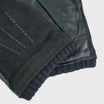Load image into Gallery viewer, Black Suede Backed Leather Gloves

