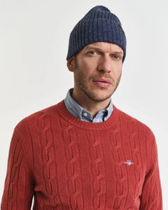 Rust Cable Knit Jumper