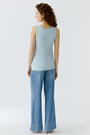 Blue Vest Top