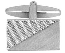 Diagonal Brushed Cufflinks