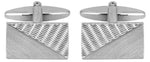 Load image into Gallery viewer, Diagonal Brushed Cufflinks
