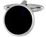 Load image into Gallery viewer, Onyx Round Cufflinks
