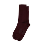Load image into Gallery viewer, Bordeaux Cotton Blend Socks
