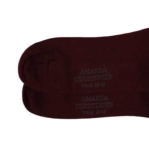 Bordeaux Cotton Blend Socks