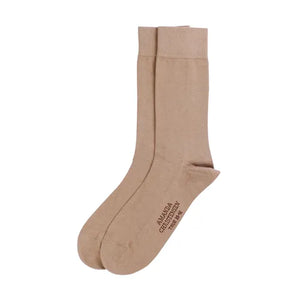 Camel Cotton Blend Socks