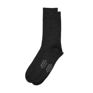 Anthracite Cotton Blend Socks