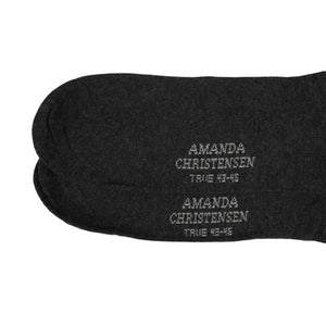 Anthracite Cotton Blend Socks