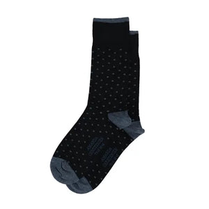 Navy Cotton Blend Socks