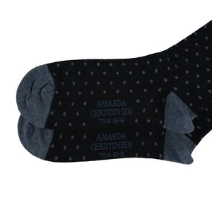 Navy Cotton Blend Socks