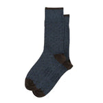 Load image into Gallery viewer, Blue Cotton Blend Socks
