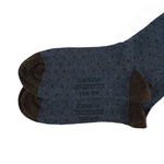 Load image into Gallery viewer, Blue Cotton Blend Socks

