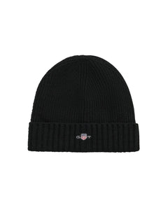 Gant Shield Wool Beanie Black